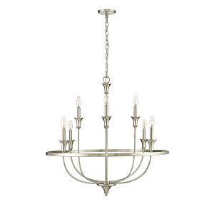 Emery 8-Light Chandelier in Brushed Nickel