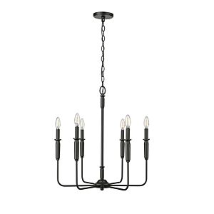 Savanne 6-Light Chandelier in Matte Black