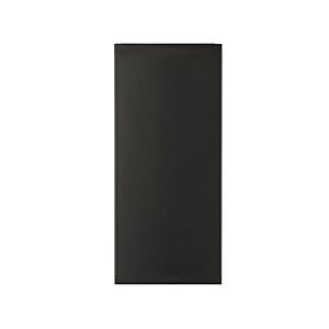 Vegas 1-Light Outdoor Wall Sconce in Powder Coated Black