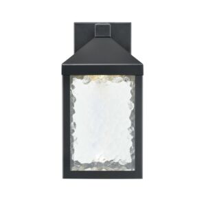 Aaron LED Outdoor Wall Sconce in Powder Coated Black