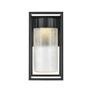 LED Outdoor Wall Sconce in Powder Coated Black