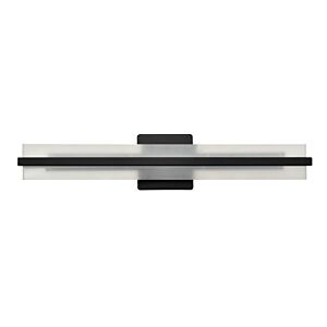 Troy LED Bathroom Vanity Light in Matte Black