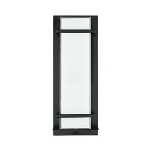 LED Outdoor Wall Sconce in Powder Coated Black