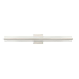 Troy LED Bathroom Vanity Light in Brushed Nickel