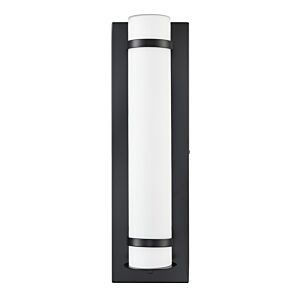 LED Outdoor Wall Sconce in Powder Coated Black