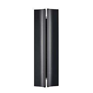 LED Outdoor Wall Sconce in Powder Coated Black