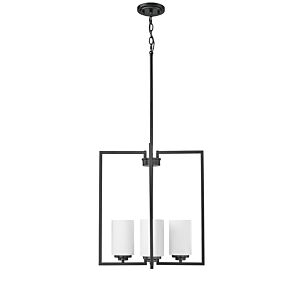 Luxx 4-Light Pendant in Matte Black