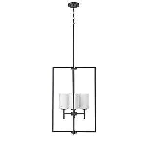 Luxx 4-Light Pendant in Matte Black