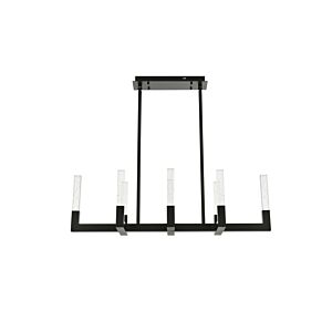 Noemi 8-Light LED Pendant in Black