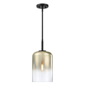 Gatsby 1-Light Pendant in Matte Black