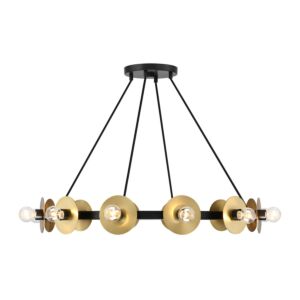 Harmoni 12-Light Chandelier in Matte Black