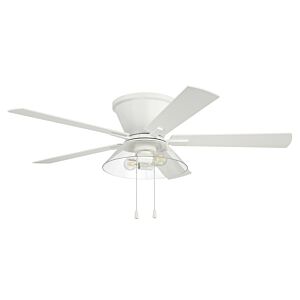 Insight 2-Light 52" Hanging Ceiling Fan in White