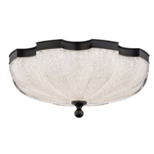 Cupola 1-Light LED Flush Mount in Black