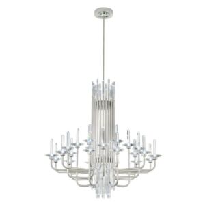 Calliope LED Chandelier in Soft Silver