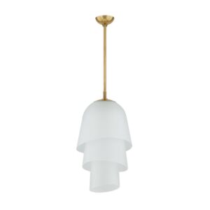 Hela 1-Light Pendant in Vintage Brass