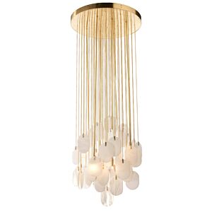 Constaledo 6-Light Pendant in Brass