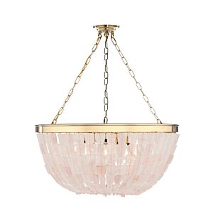 Flotsam 8-Light Pendant in Brass