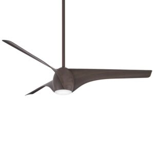 Airewave 1-Light 65" Hanging Ceiling Fan in Dark Maple