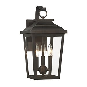 Irvington Manor 3-Light Wall Mount in Chelesa Bronze