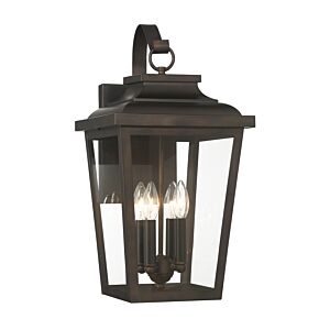 Irvington Manor 4-Light Wall Mount in Chelesa Bronze