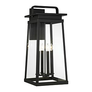 Isla Vista 4-Light Outdoor Wall Mount in Coal