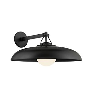 Cameo Shores 1-Light Outdoor Wall Mount in Coal