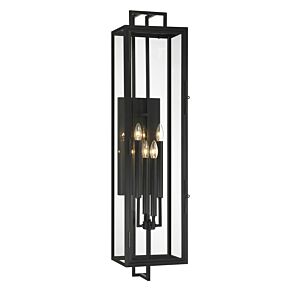 Knoll Road 4-Light Wall Mount in Coal