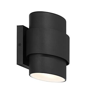 Lander Lane 2-Light LED Outdoor Wall Sconce in Sand Coal