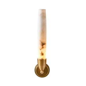 Gypsum LED Wall Sconce in True Brass