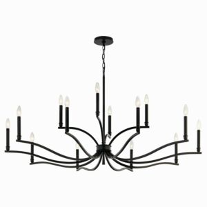 Malene 14-Light Chandelier in Black