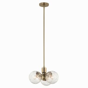 Silvarious 3-Light Chandelier in Champagne Bronze