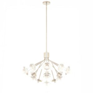 Silvarious 16-Light Chandelier Convertible in Champagne Bronze