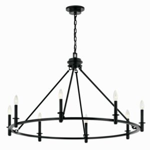 Carrick 8-Light Chandelier in Black