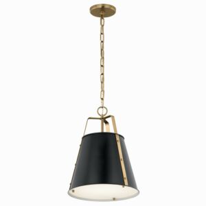 Etcher 1-Light Pendant in Black