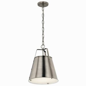 Etcher 1-Light Pendant in Classic Pewter