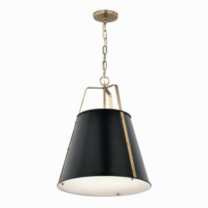 Etcher 2-Light Pendant in Black