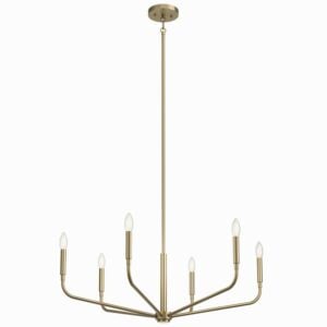 Madden 6-Light Chandelier in Champagne Bronze