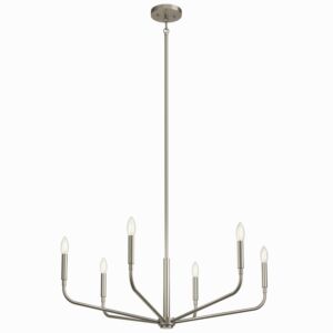 Madden 6-Light Chandelier in Brushed Nickel