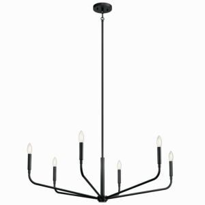 Madden 6-Light Chandelier in Black