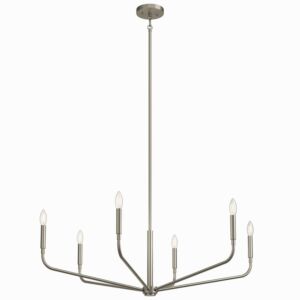 Madden 6-Light Chandelier in Brushed Nickel