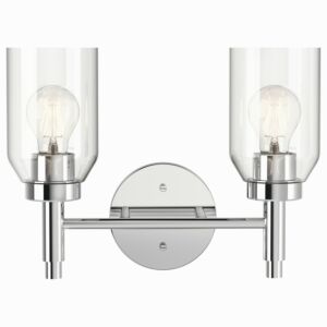 Madden 2-Light Bathroom Vanity Light in Chrome