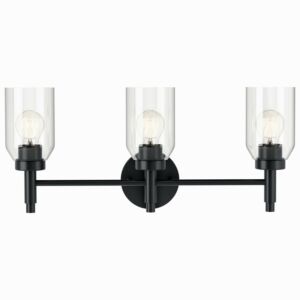 Madden 3-Light Bathroom Vanity Light in Black