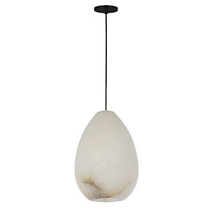 Alina 1-Light Pendant in Nightshade Black