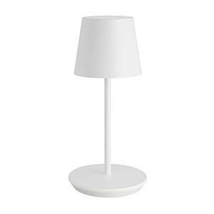 Nevis 1-Light LED Table Lamp in Matte White