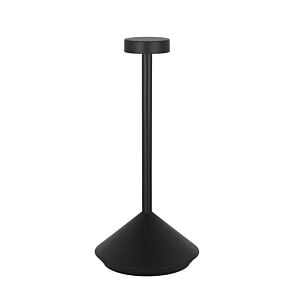 Moneta 1-Light LED Table Lamp in Black