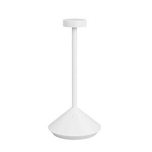 Moneta 1-Light LED Table Lamp in Matte White