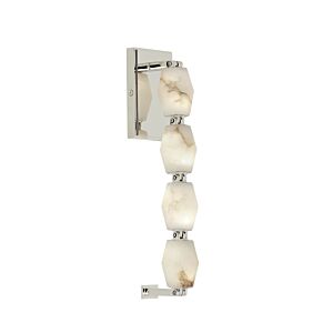 Collier 1-Light LED Wall Sconce in Polished Nickel