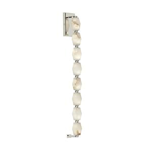 Collier 1-Light LED Wall Sconce in Polished Nickel