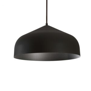 Helena 1-Light Pendant in Black with Black