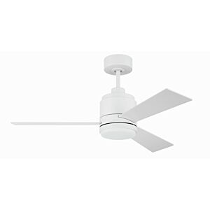 McCoy 42 3 Blade 1-Light 42" Hanging Ceiling Fan in White